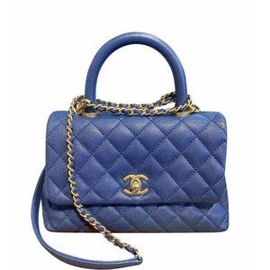 Chanel Coco Handle caviar small leather bag